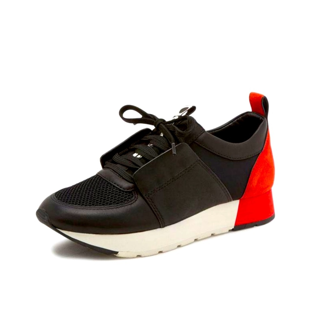 Black and Red Dolce Vita Ayana Sneaker.